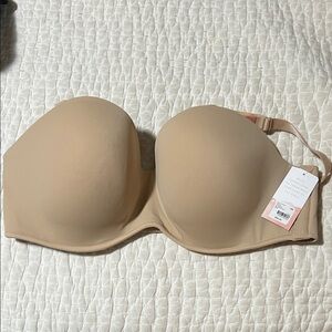 Cacique Nude Strapless Bra